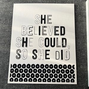 Printed artwork. 11” x 14”.